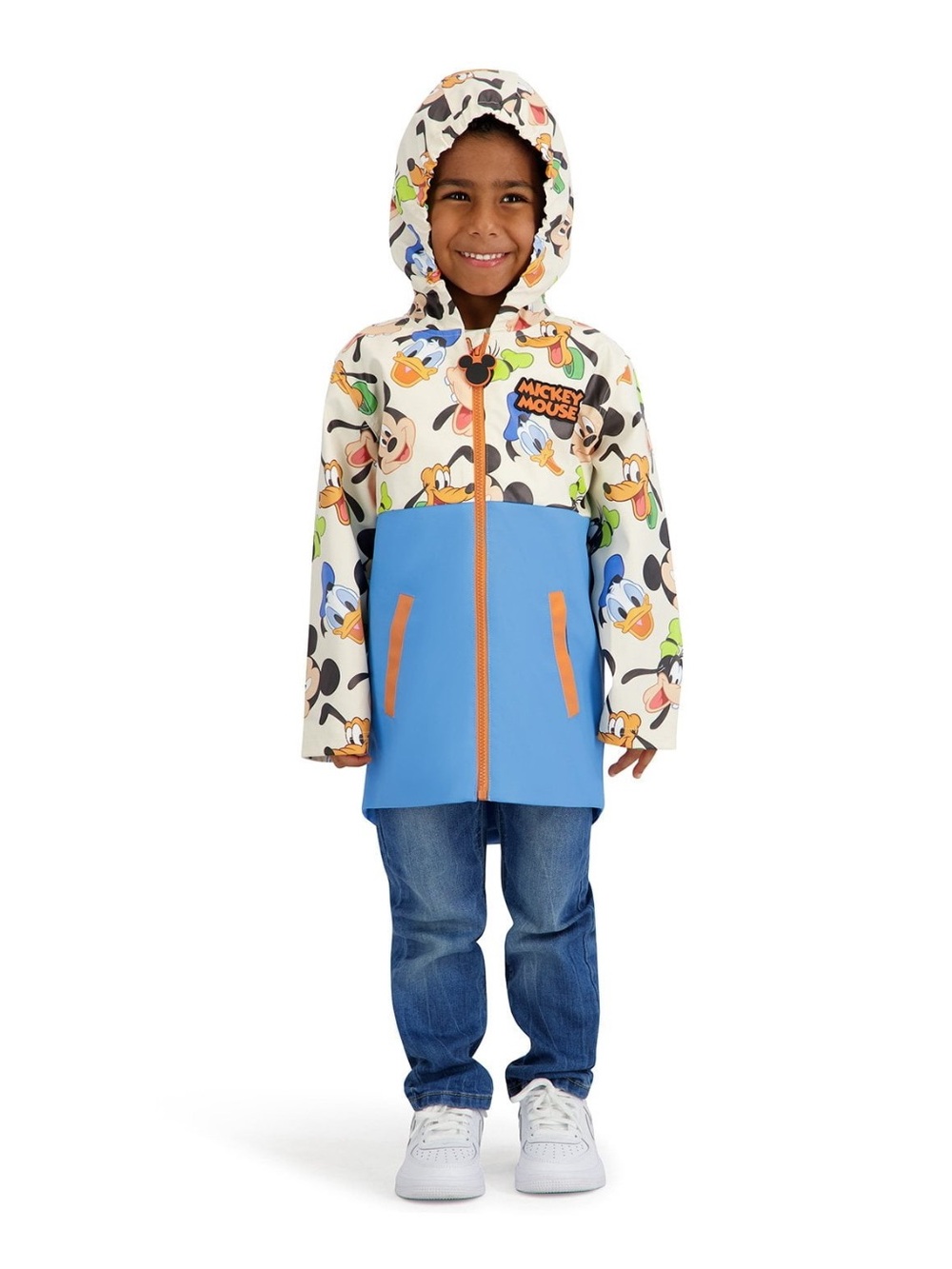 NEW Disney Mickey Mouse & Friends Kids Rain Jacket